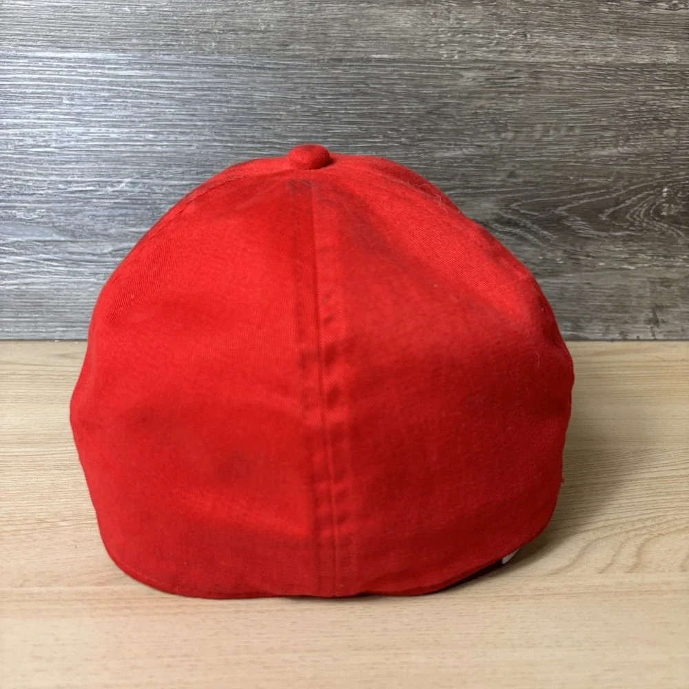 Vintage Philadelphia Phillies Hat Cap Fitted Mens 7 1/4 Red MLB Baseball New Era